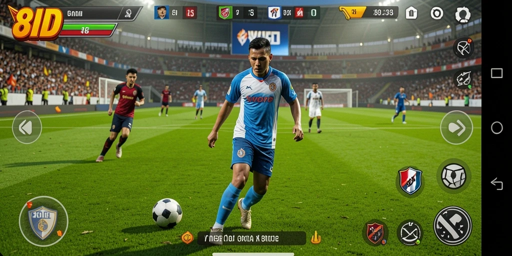 Tangkapan layar gameplay 8ID menampilkan aksi dinamis dan visual yang mengesankan.