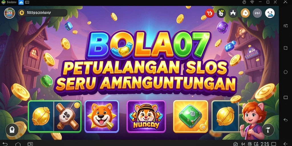 Tampilan gameplay seru dari BOLA07 yang memukau dengan fitur menarik.