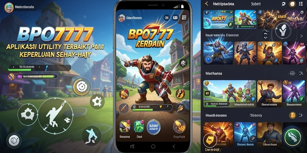 Tampilan antarmuka BPO777 yang modern dan intuitif.