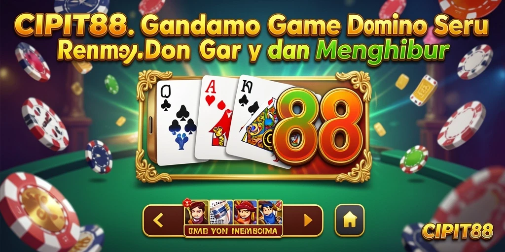 Tampilan gameplay seru dan interaktif dari CIPIT88.