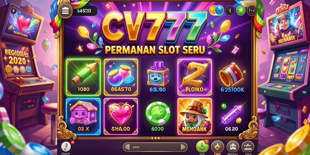 Tampilan gameplay CV777 yang menarik dan penuh warna.