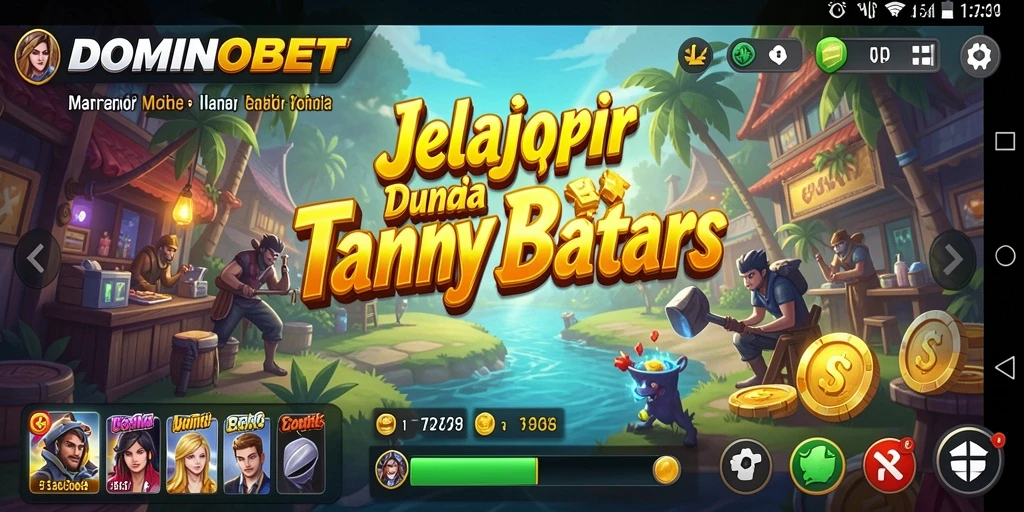 Tampilan gameplay DOMINOBET dalam dunia Open World yang menakjubkan.