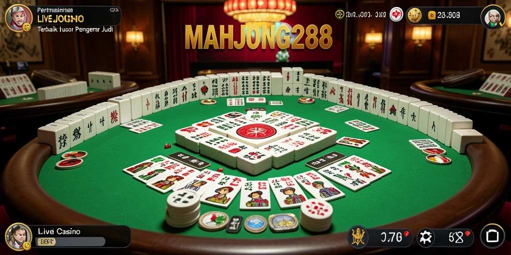 Tampilan gameplay Live Casino yang menarik di MAHJONG288.