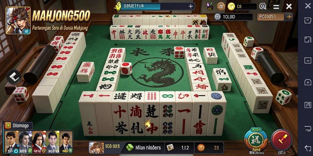 Gameplay seru dengan ubin Mahjong yang menarik dan dinamis.