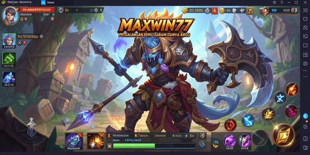 Tampilan gameplay seru di dunia ARPG yang penuh aksi.