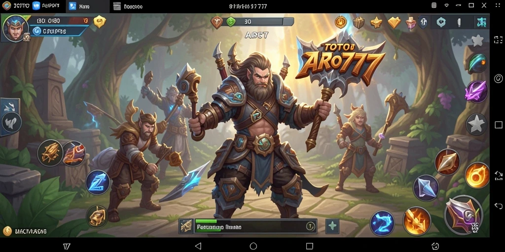 Screenshot gameplay TOTO777 dengan aksi petualangan seru.