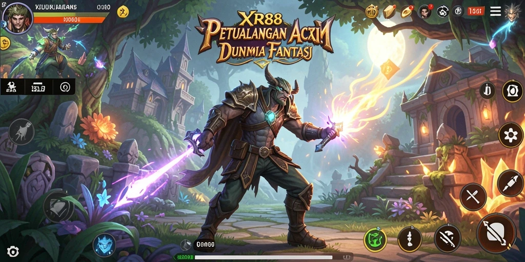 Tampilan gameplay seru di XR88 dengan pertarungan mendebarkan.